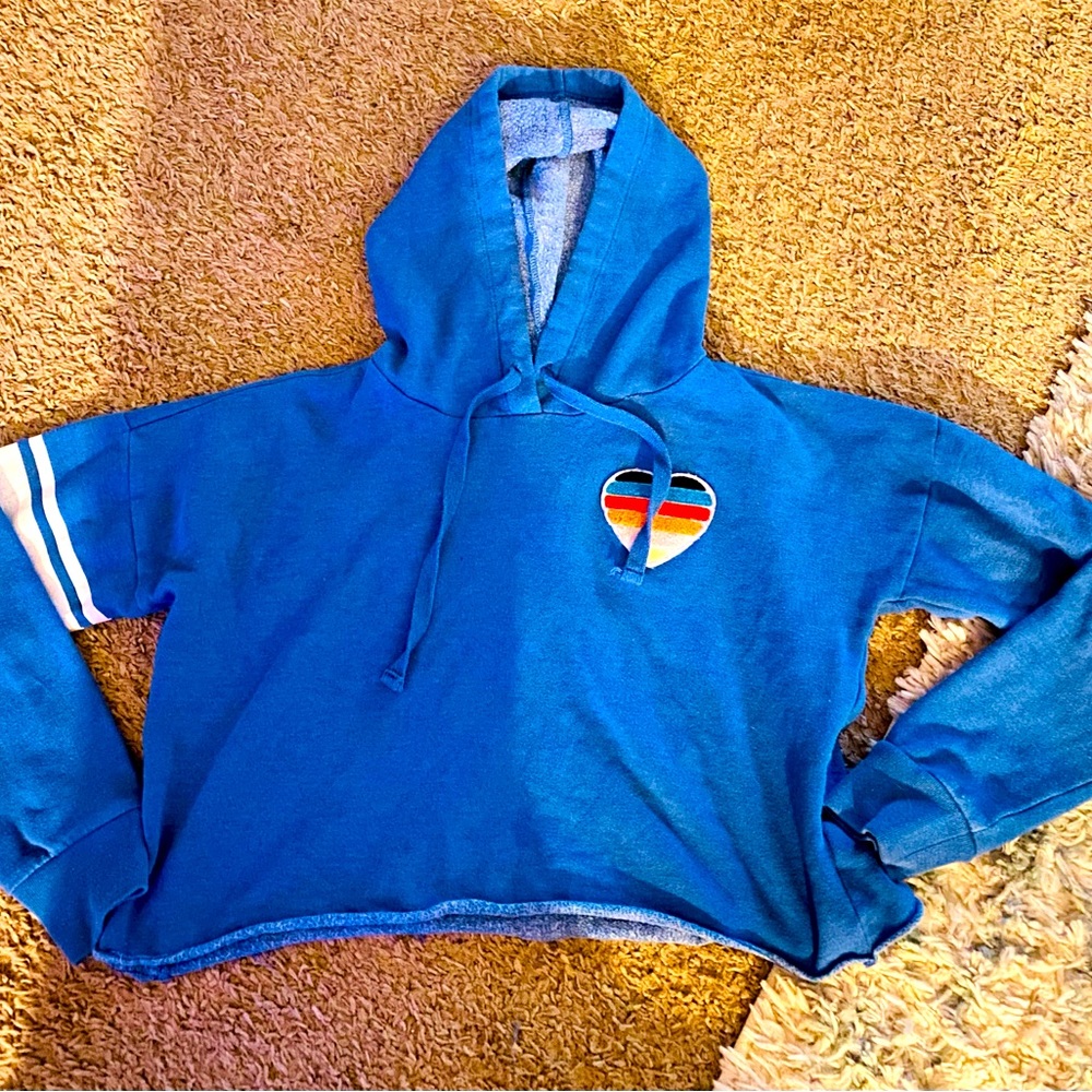 Junior girls Crop hooded sweater